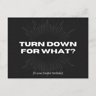 Cartão Postal Noite Engraçado