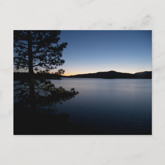 Cartão Postal Noite no lago (Frente)