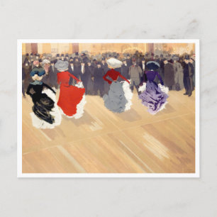 Cartão Postal Noite Parisiense Louis Abel Truchet, Belas Artes