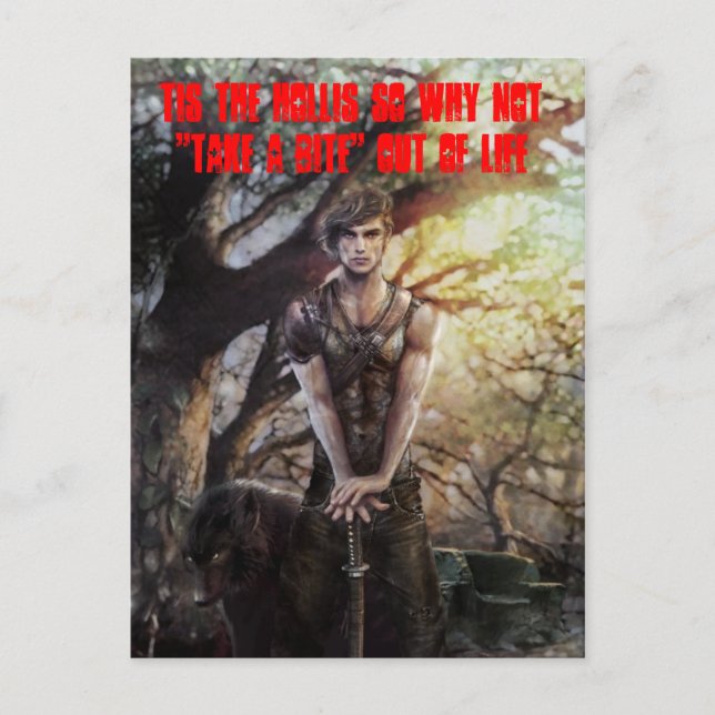 Cartão Postal noitedolobo, É A ÉPOCA NATALINA ENTÃO POR QUE NÃO  (Frente)