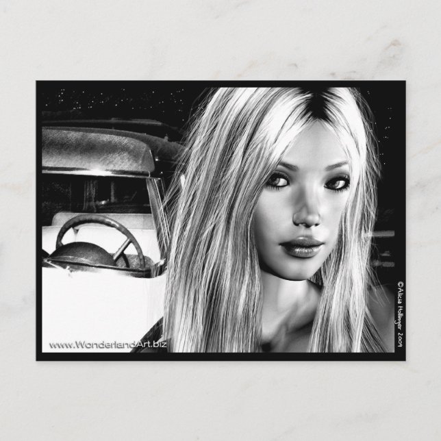 Cartão Postal Noites de Hollywood (Frente)