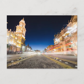 Cartão Postal Noites de Morelia Michoacan