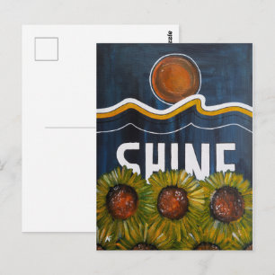 Cartão Postal Noites de Verão Pintura de Alfred Fox