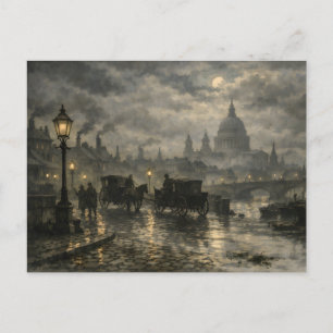 Cartão Postal Noites Vitorianas em Londres por BurnsInHell