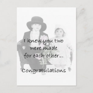 Cartão Postal Noivado