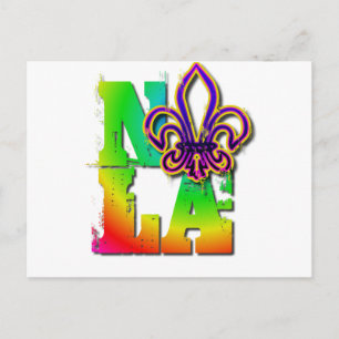CARTÃO POSTAL NOLA FLEUR DE LIS