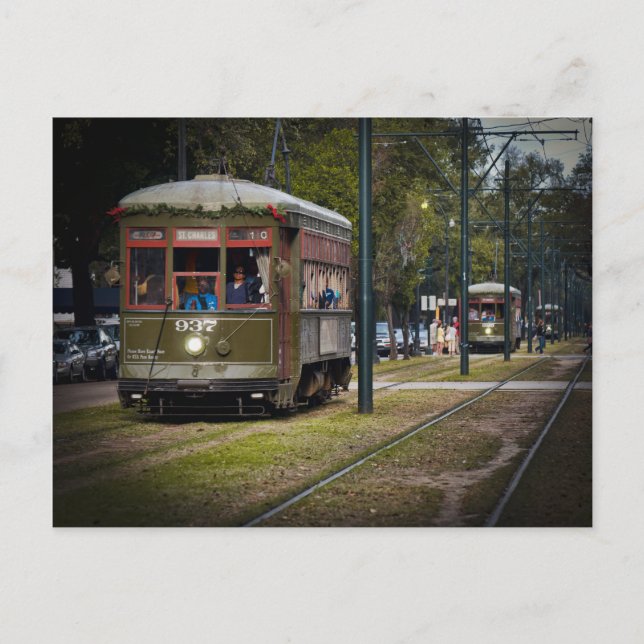 Cartão Postal NOLA Streetcar (Frente)