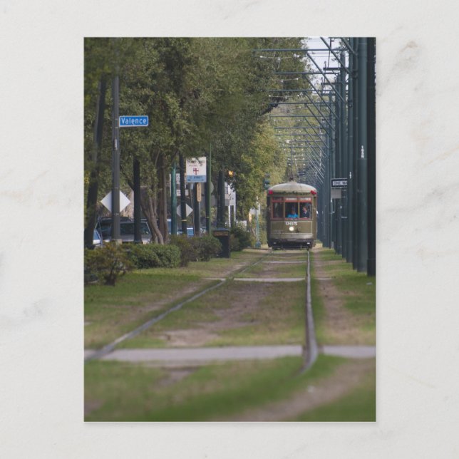Cartão Postal NOLA Streetcar (Frente)