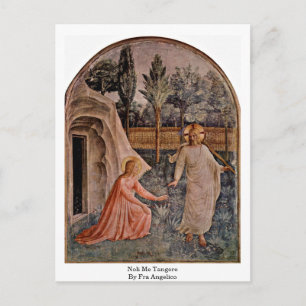 Cartão Postal Noli Me Tangere Por Fra Angelico