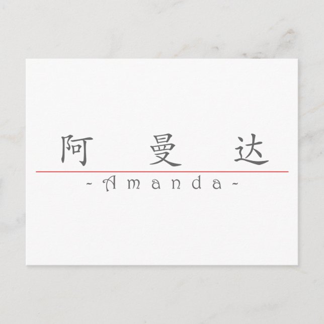 Cartão Postal Nome chinês para Amanda 2013_1.pdf (Frente)