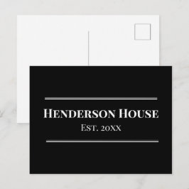 Cartão Postal Nome da Casa Ano de Fundação Casa da Família Merch