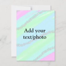 Nome de adição do pastel cintilante verde-rosa azu