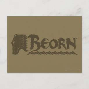 Cartão Postal Nome de Cabeça de Urso BEORN™