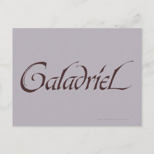 Cartão Postal Nome de Galadriel Sólido