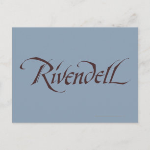 Cartão Postal Nome de Rivendell Sólido