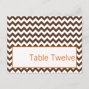 Cartão Postal Nome do diafrão laranja castanho para efeitos de e