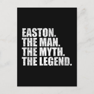 Cartão Postal Nome Easton, Easton O Homem O Mito A Lenda