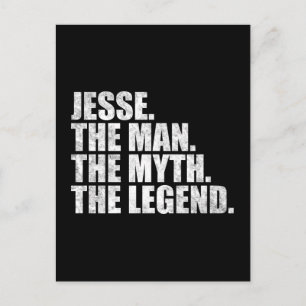 Cartão Postal Nome Jesse, Jesse O Homem O Mito A Lenda