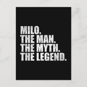 Cartão Postal Nome Milo, Milo O Homem O Mito A Lenda