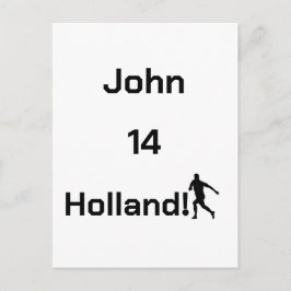 Cartão Postal Nome Personalizado Lembrança Atlética Holandesa