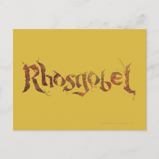 Cartão Postal Nome Rhosgobel (Frente)