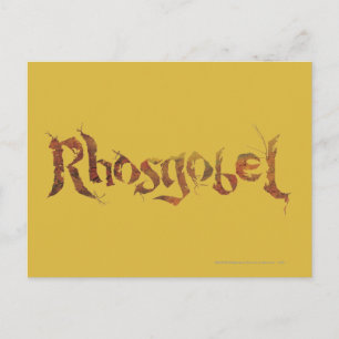 Cartão Postal Nome Rhosgobel