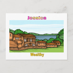 Cartão Postal Nomes&Significados - Jessica