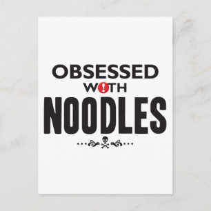 Cartão Postal Noodles Obcecados