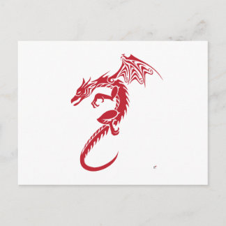 Cartão Postal Norbert, o Dragão Vermelho