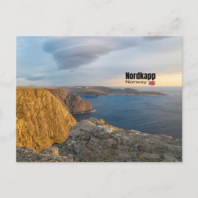 Cartão Postal Nordkapp (Frente)