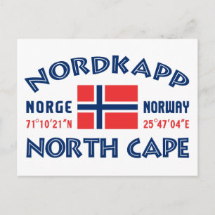 Cartão postal NORDKAPP Noruega