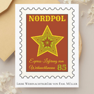Cartão Postal Nordpol Weihnachtsbriefmarke