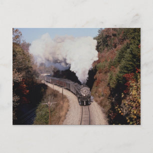 Cartão Postal Norfolk e Western, n.º 1218, perto de Old Fort, No