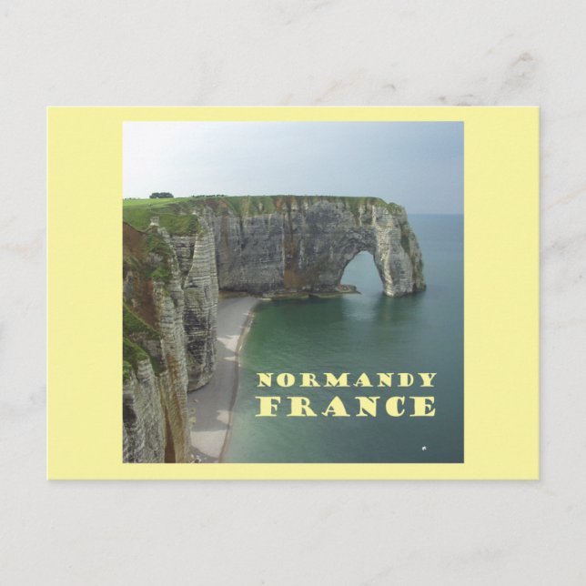 Cartão Postal Normandy France (Frente)