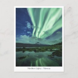 Cartão Postal Norte Lights Noruega