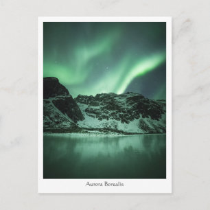 Cartão Postal Norte Lights Noruega