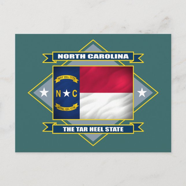 Cartão Postal North Carolina Diamond (Frente)