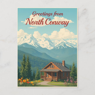 Cartão Postal North Conway, New Hampshire – White Mountains