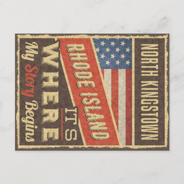 Cartão Postal North Kingstown Rhode Island (Frente)