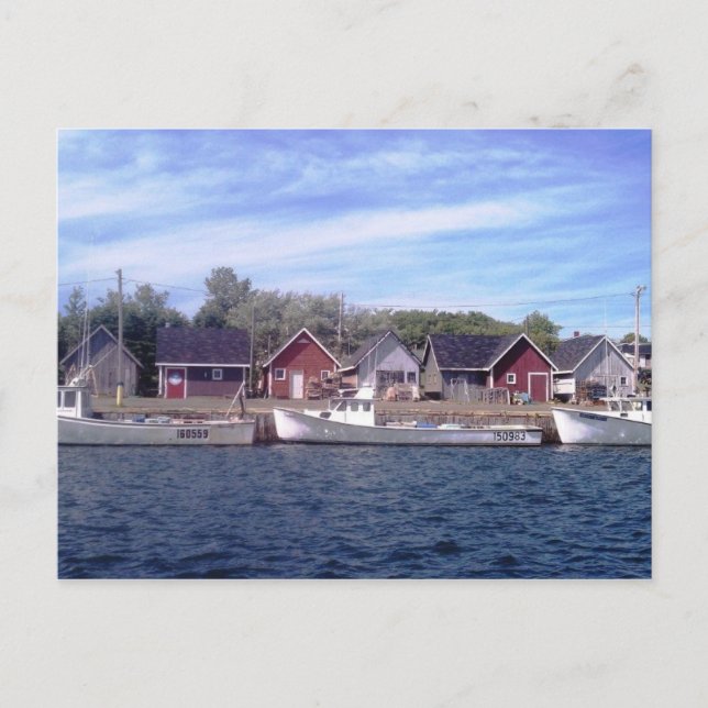 Cartão Postal North Rustico, Ilha Prince Edward Canadá (Frente)