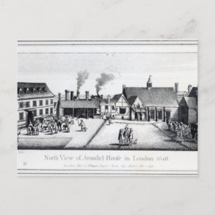 Cartão Postal North View of Arundel House em Londres