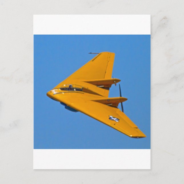 Cartão Postal Northrop N9MB Voying Wing (Frente)