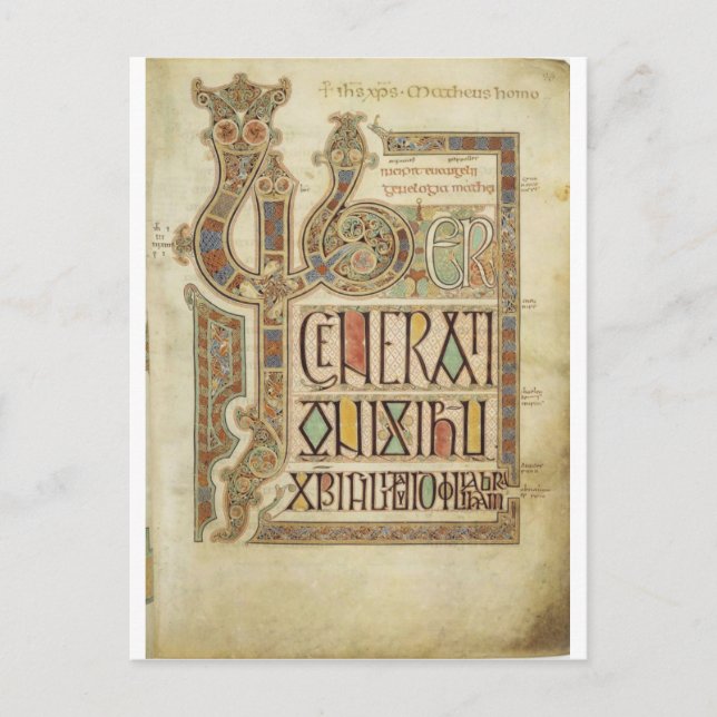 CARTÃO POSTAL NORTHUMBRIA ANGLO SAXON (Frente)