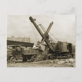 Cartão Postal Northwest Crane and Shovel OPERating ENGENHEIRO 23