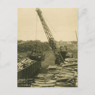 Cartão Postal Northwest Crane and Shovel OPERating ENGENHEIRO 26