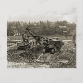 Cartão Postal Northwest Crane and Shovel OPERATION ENGENHEIRO 13