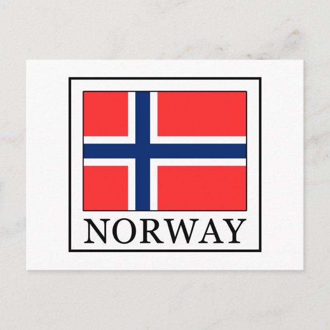 Cartão Postal Noruega (Frente)