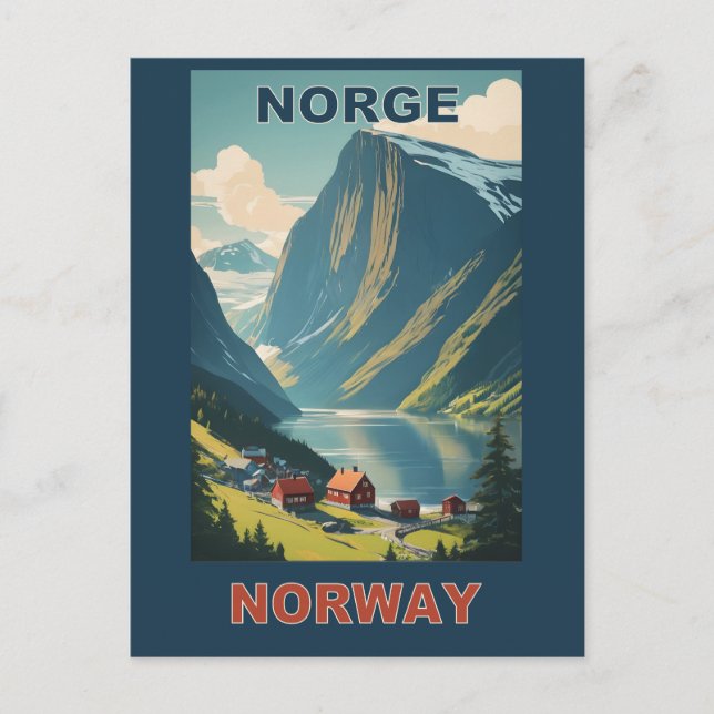Cartão Postal Noruega (Frente)