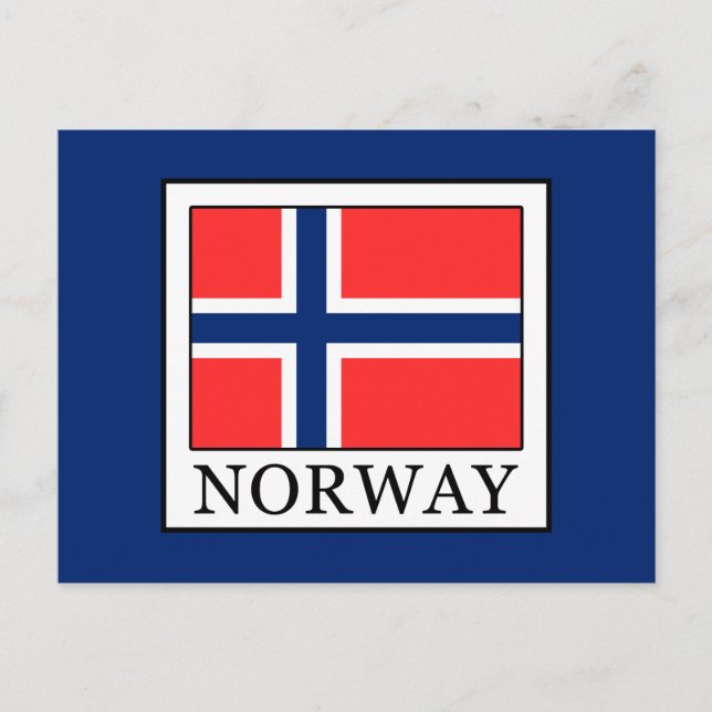 Cartão Postal Noruega (Frente)
