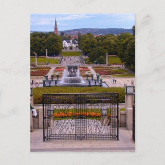 Cartão Postal Noruega, Parque no centro de Oslo